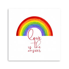 Rainbow-And-Sentiment-Iv-Love-Canvas-Giclee-Wall-Art-Wall-Art