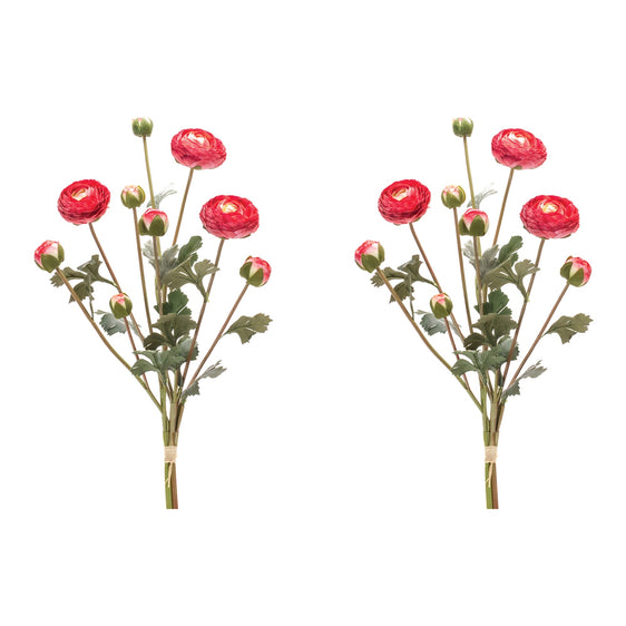 Ranunculus Bundle, Set of 2 - Faux Florals