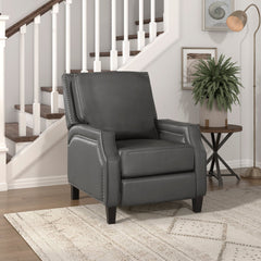 Recliner Chair with Self Reclining Motion and Cushion Seat - Accent Chairs