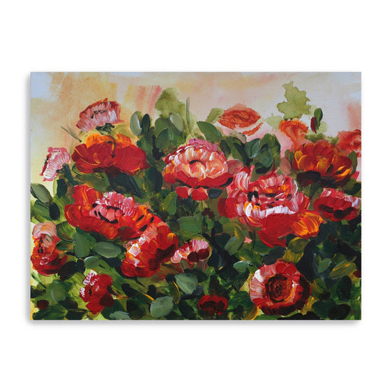 Red-Poppies-Garden-Canvas-Giclee-Wall-Art-Wall-Art