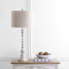 Regent Rustic Resin LED Table Lamp - Table Lamps
