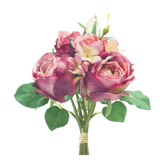 Rose-Bundles,-Set-of-6-Faux-Florals