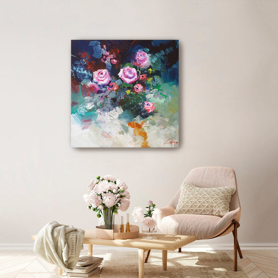 Roses Canvas Giclee - Wall Art