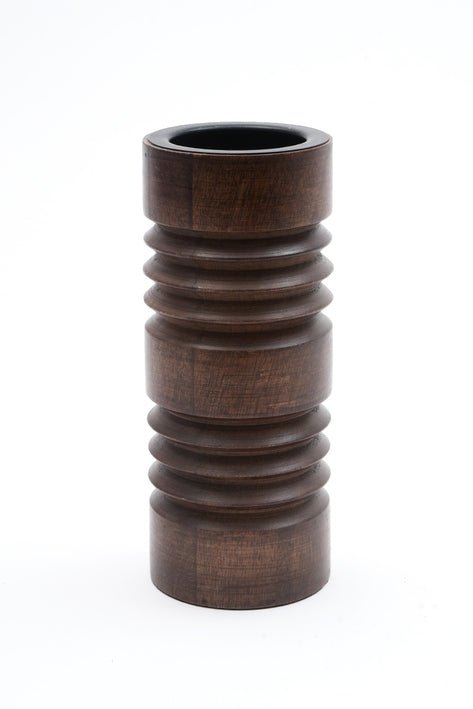 Round Candle Holder Large Brown - Decorative Accessories