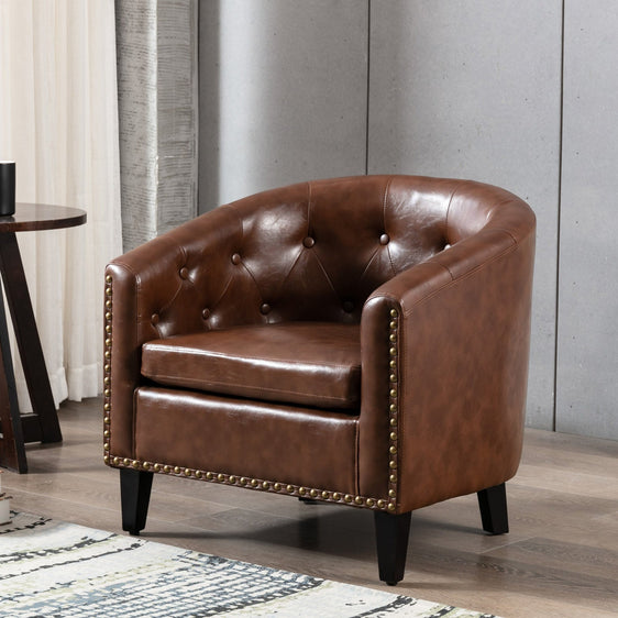 Rowan-Dark-Brown-Leather-Tufted-Barrel-Club-Chair-Accent-Chairs