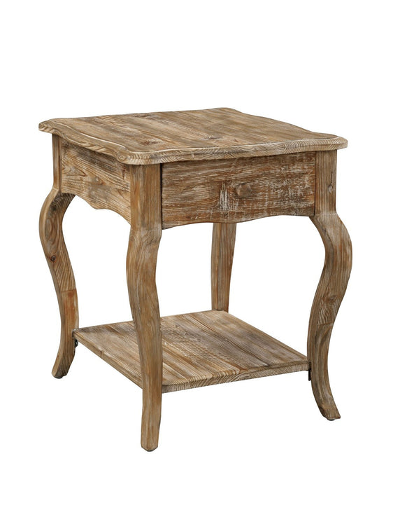 Rustic - Reclaimed End Table, Driftwood - End Tables