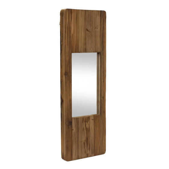 Rustic Wooden Wall Mirror 29" - Mirrors
