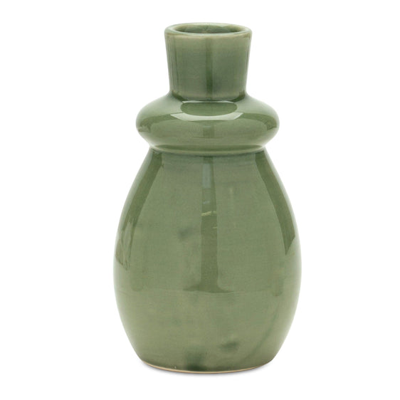 Sage Terra Cotta Vase, Set of 2 - Vases