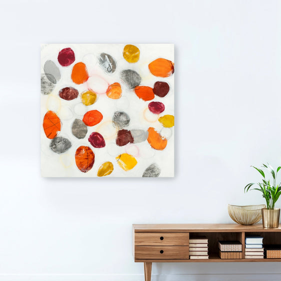 SCATTERED WARM Canvas Giclee - Wall Art