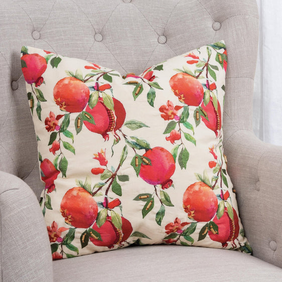 Screen-Print-And-Embroidery-Cotton-Botanical-Pomegranate-Pillow-Cover-Decorative-Pillows