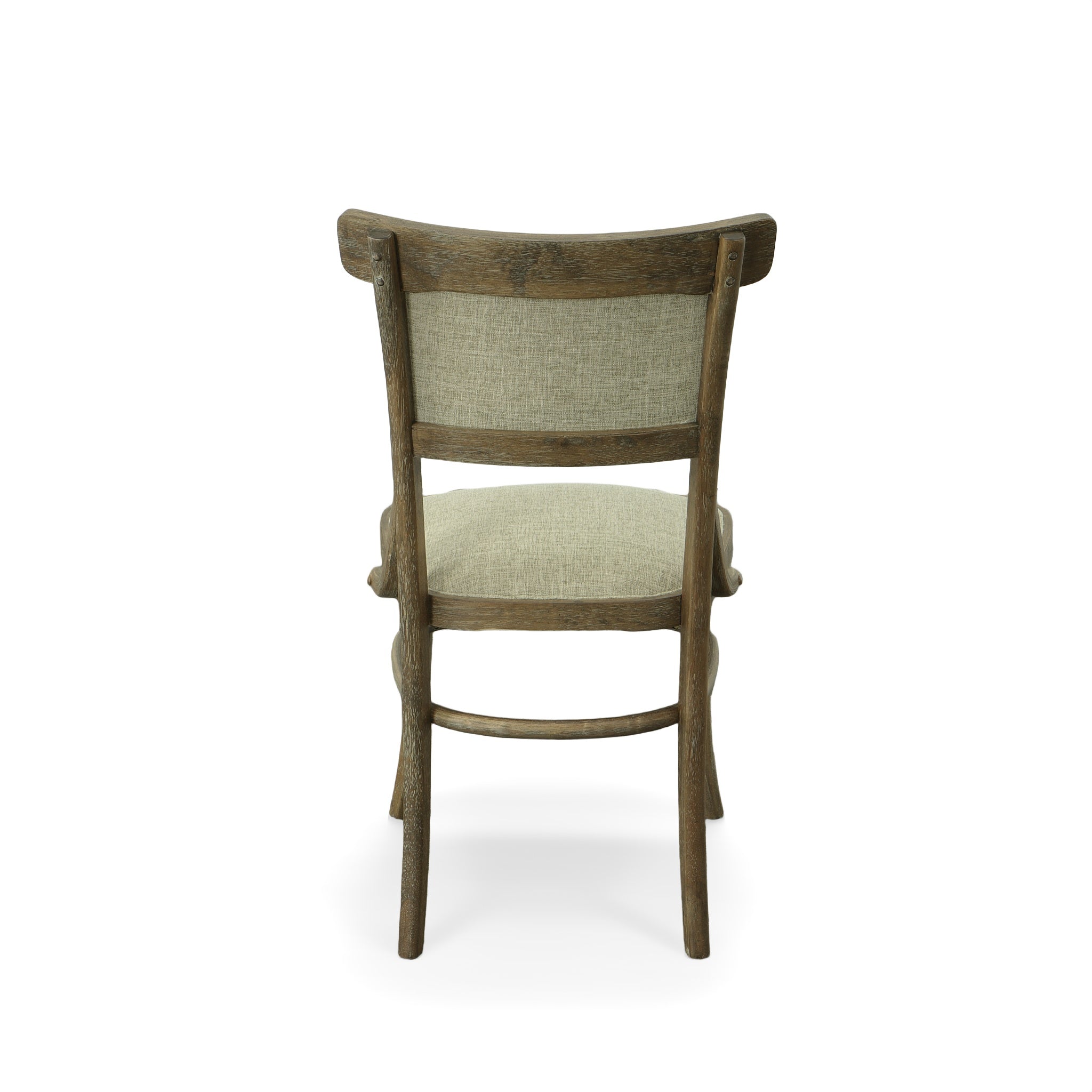Set of 2 Diana Linen Upholstered Seat Dining Chair - Dining Chair