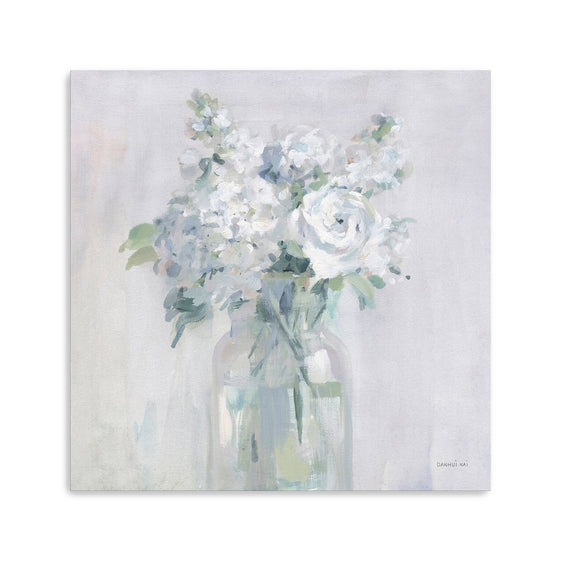 Shades-Of-White-Bouquet-Canvas-Giclee-Wall-Art-Wall-Art