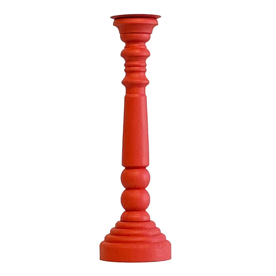 Sheffield Modern Earthbound Red Candle Holders 18.25"h - Candles and Accessories
