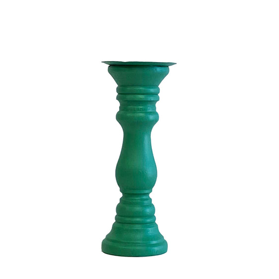 Sheffield Modern Tropic Refresh Green Candle Holders 10"h - Candles and Accessories