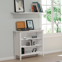 Simplicity Wood 34"H Under-Window 3-Shelf Bookcase - Children's Furniture