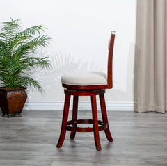 Solace Swivel Stool with X-Back - Accent Stool