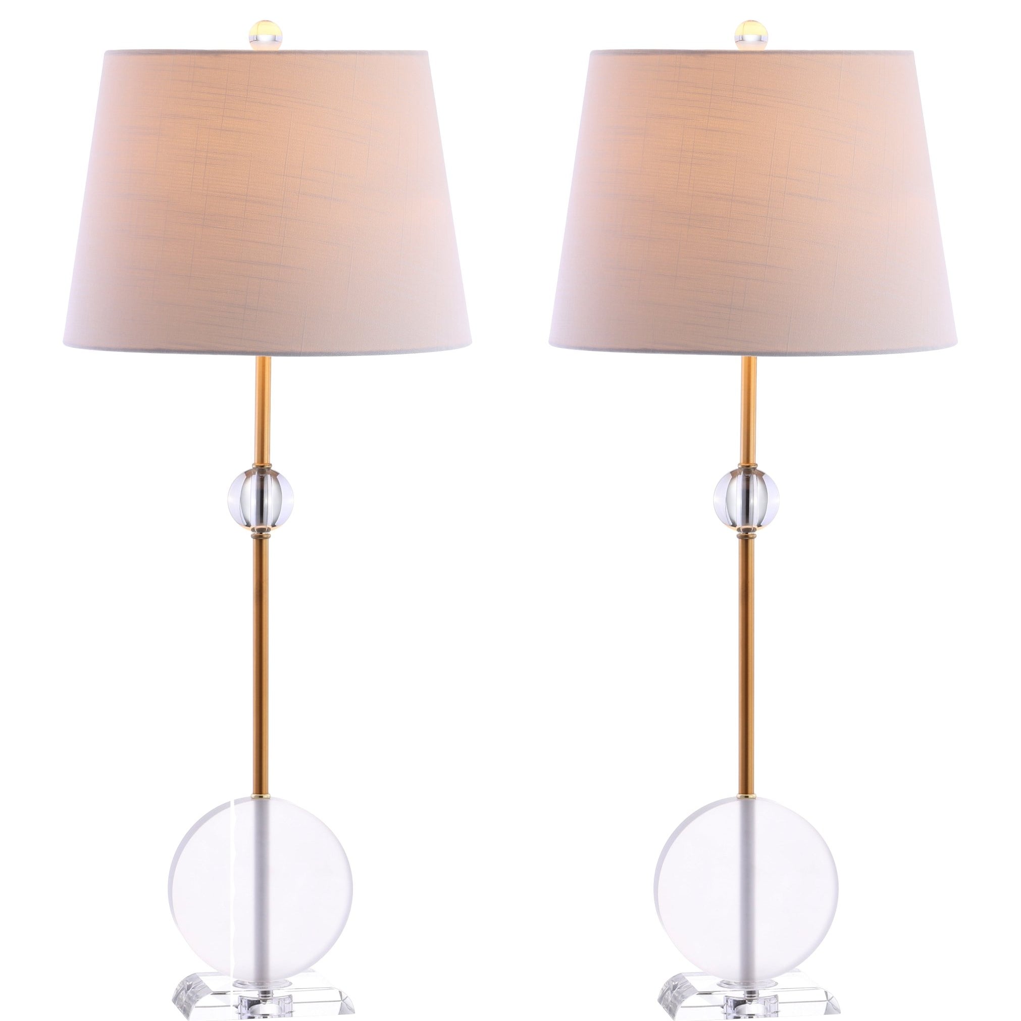 Spencer Crystal/Metal LED Table Lamp - Table Lamps