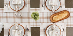 Stone Farm To Table Check Table Runner 14x72 - Table Runners