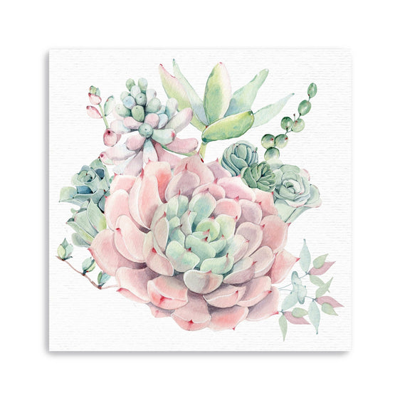 Succulents-Southwest-Watercolor-Floral-Canvas-Giclee-Wall-Art-Wall-Art