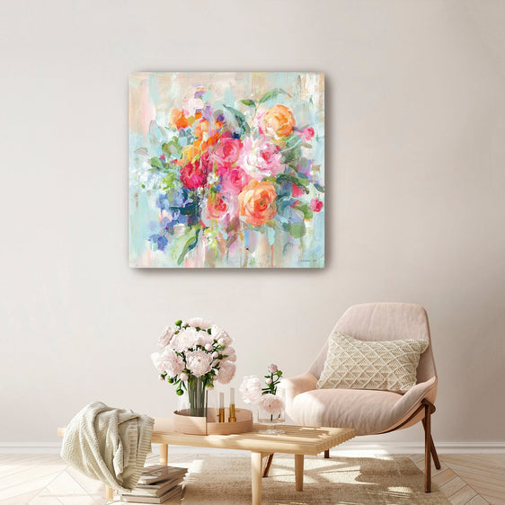 Sun Drenched Bouquet Canvas Giclee - Wall Art