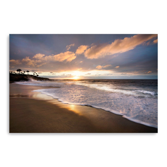 Sunset-Beach-Canvas-Giclee-Wall-Art-Wall-Art