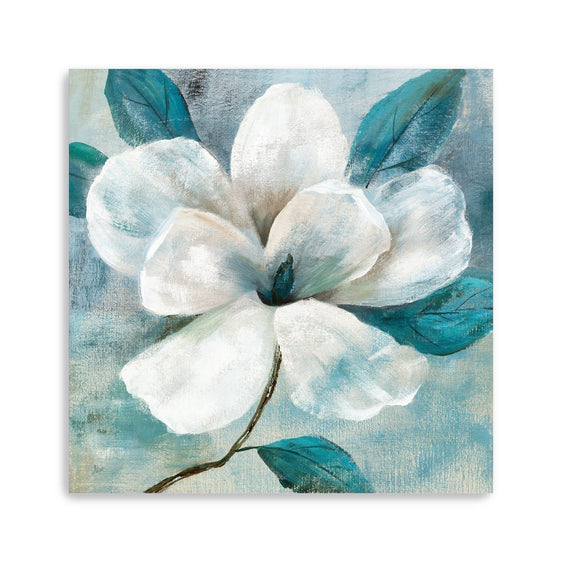 Teal-Magnolia-I-Canvas-Giclee-Wall-Art-Wall-Art