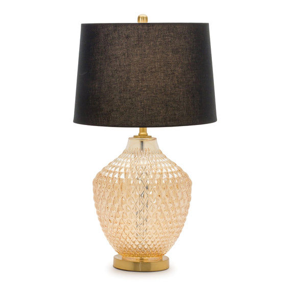 Textured Glass Lamp 28.5" - Table Lamps