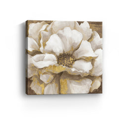 Touch Of Gold Bloom Canvas Giclee - Wall Art