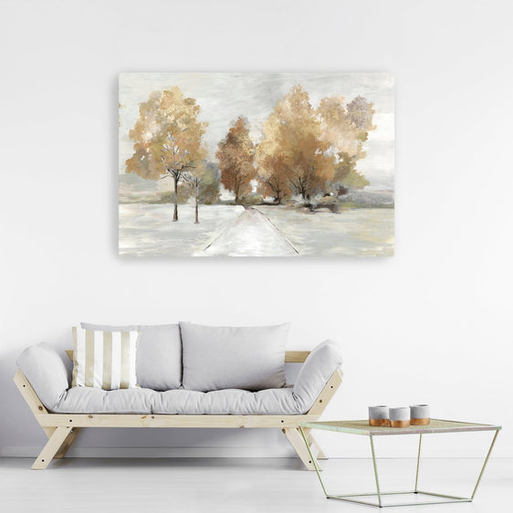 Trail Under The Trees Canvas Giclee - Wall Art