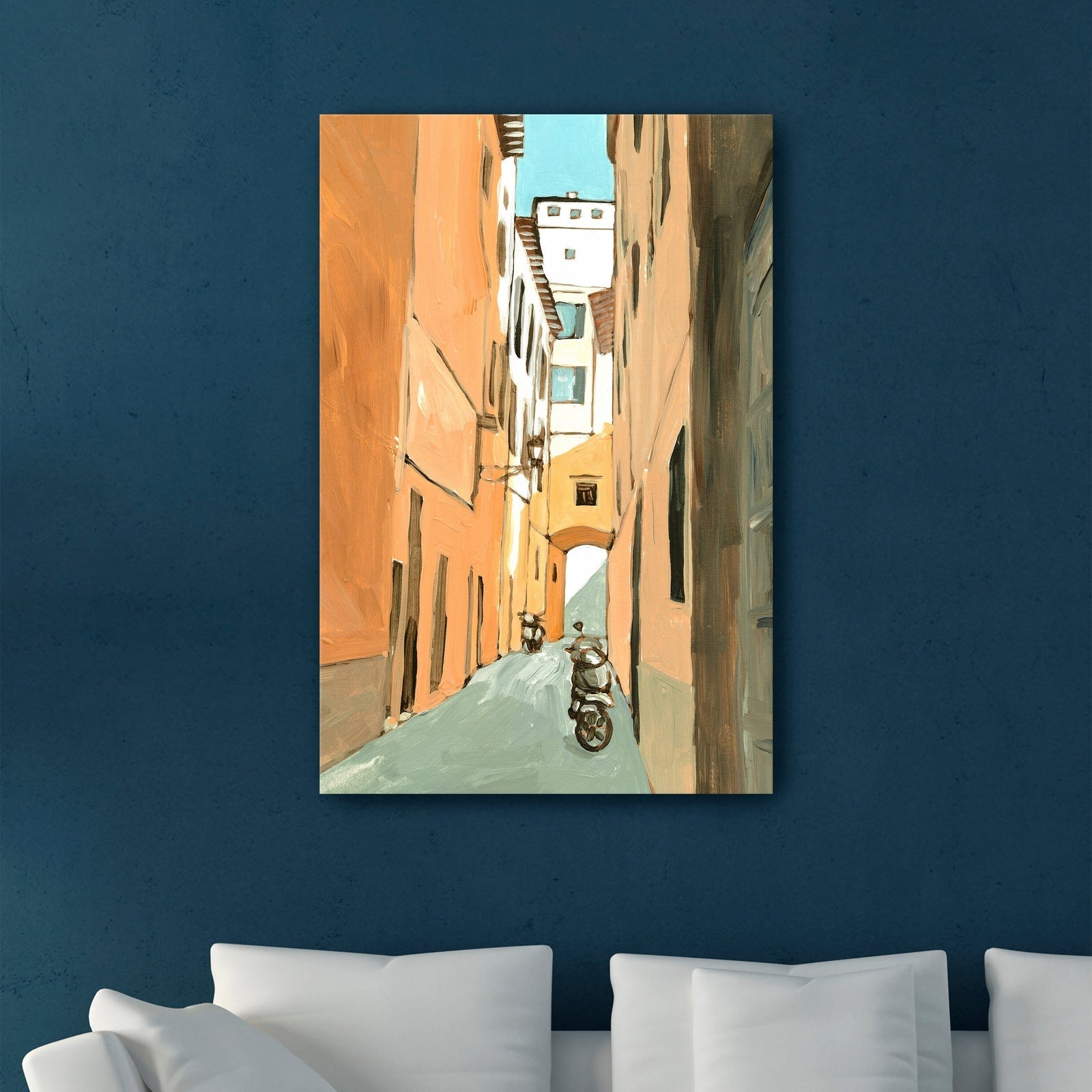 Tuscan-Alley-Canvas-Giclee-Wall-Art-Wall-Art