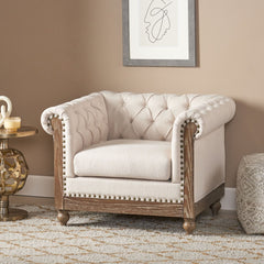 Upholstered-Fabric-Club-Chair-with-Nailhead-Trim-Accent-Chairs