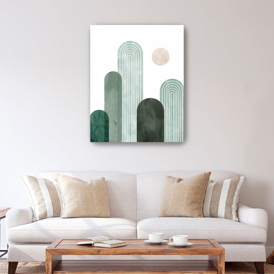 Vertical Abstract Canvas Giclee - Wall Art