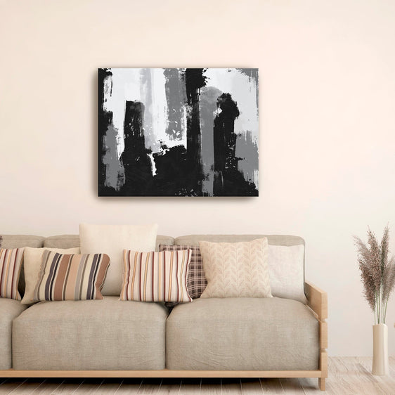 Vertical Echoes Canvas Giclee - Wall Art