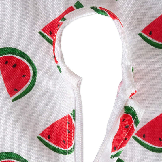 Watermelon Print Outdoor Tablecloth With Zipper 60 Round - Tablecloths