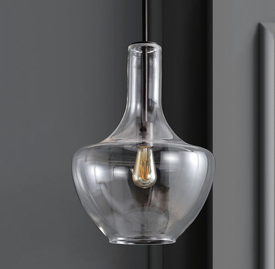 Watts Light MidCentury Modern Iron/Glass LED Pendant - Pendant Lights