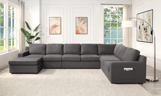 Waylon-Linen-7-Seater-Sectional-Sofa-U-Shape-Left-Facing-Chaise-with-Pocket-Sofas