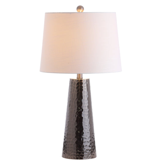 Wells Hammered Metal LED Table Lamp - Table Lamps
