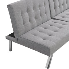Whimsy Fabric Sofa with Convertible Back to Bed - Sofas
