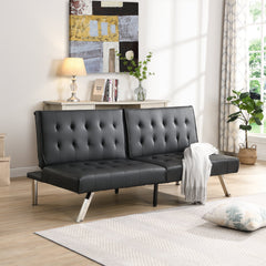 Whimsy-Leather-Sofa-with-Convertible-Back-to-Bed-Sofas