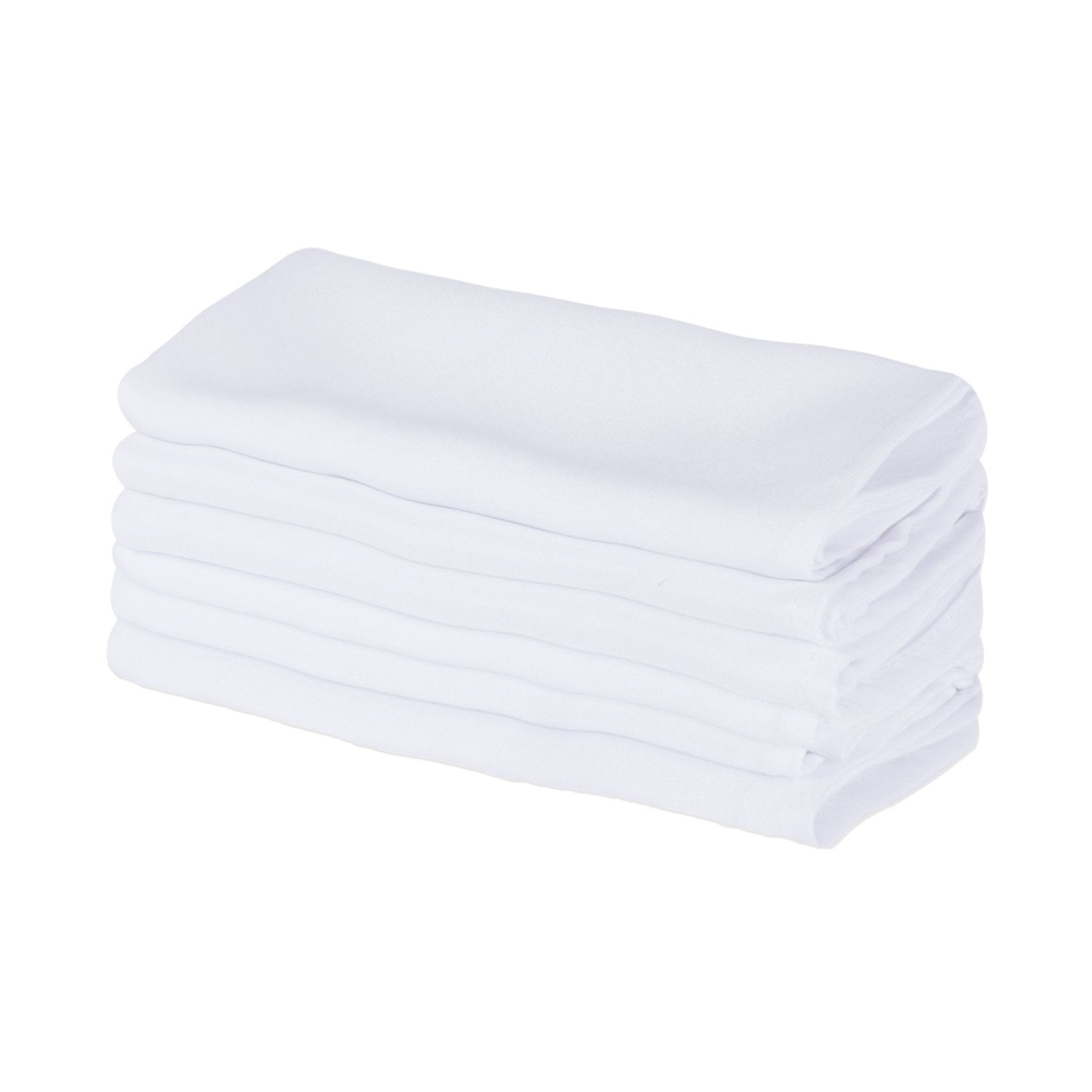 White Commercial Quality 18x18 Napkins, Set of 6 - Napkins