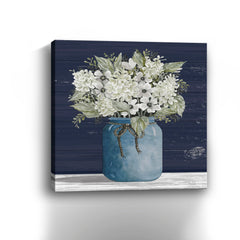 White Flowers I Canvas Giclee - Wall Art