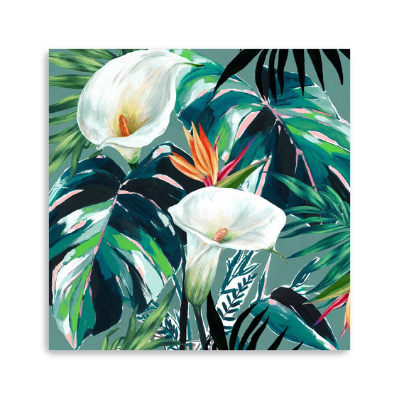White-Lily-Paradise-Canvas-Giclee-Wall-Art-Wall-Art