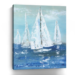 White Sails Canvas Giclee - Wall Art