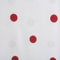 White/red Polka Dot Napkins, Set of 4 - Napkins
