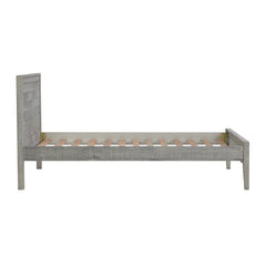 Windsor Panel Wood Twin Bed, Driftwood Gray - Children's Furniture
