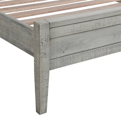 Windsor Panel Wood Twin Bed, Driftwood Gray - Children's Furniture