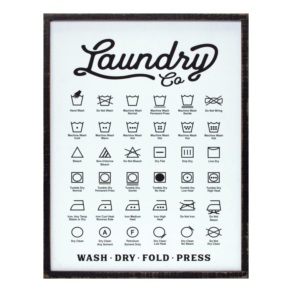 Wood Laundry Sentiment Sign 20"H - Wall Signs