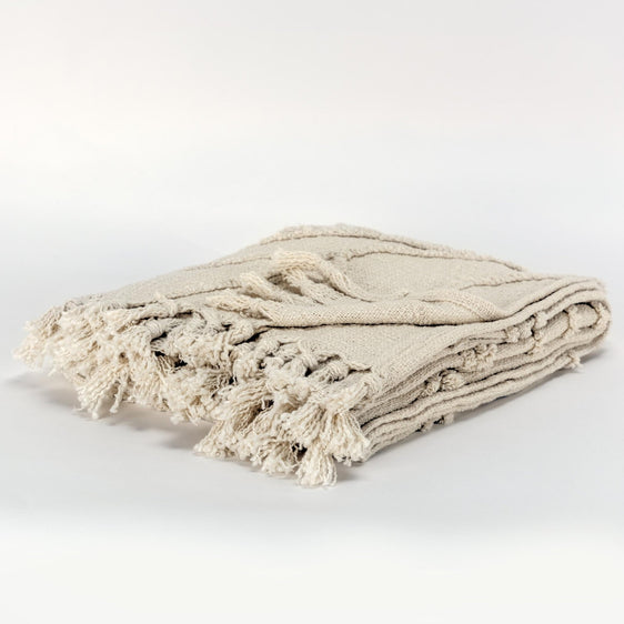 Woven-Botanical-100%-Woven-Textured-Cotton-Throw-Throw-Blankets