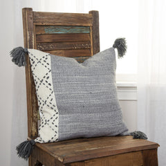 Woven Color Block Decorative Throw Pillow - Decorative Pillows