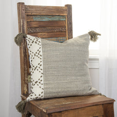 Woven Color Block Pillow Cover - Decorative Pillows